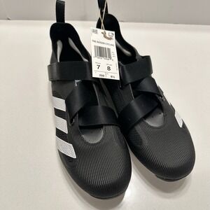 Adidas The Indoor Cycling Shoe Black White‎ Men's Size 7 | Women's Size 8 GX6544